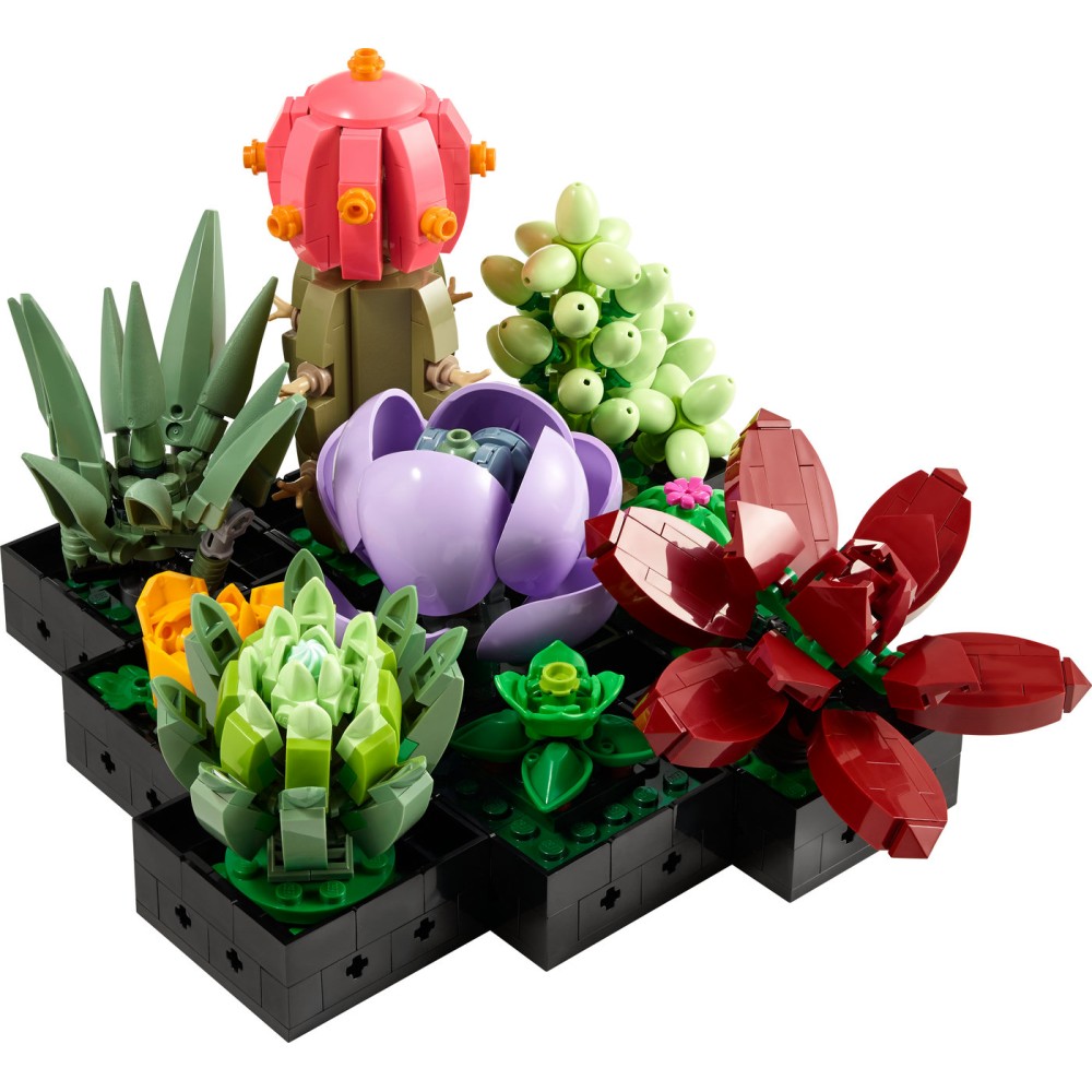 LEGO® Sukulentai 10309 Dekoratyvinio augalo konstravimo rinkinys (771 dalis)