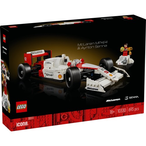 LEGO® Icons McLaren MP4/4 ir Ayrton Senna Rinkinys 10330