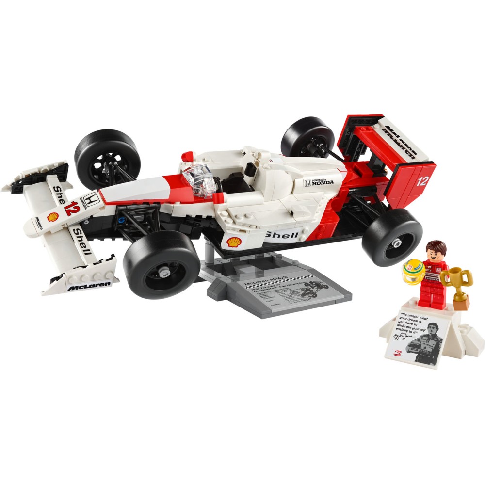 LEGO® Icons McLaren MP4/4 ir Ayrton Senna Rinkinys 10330