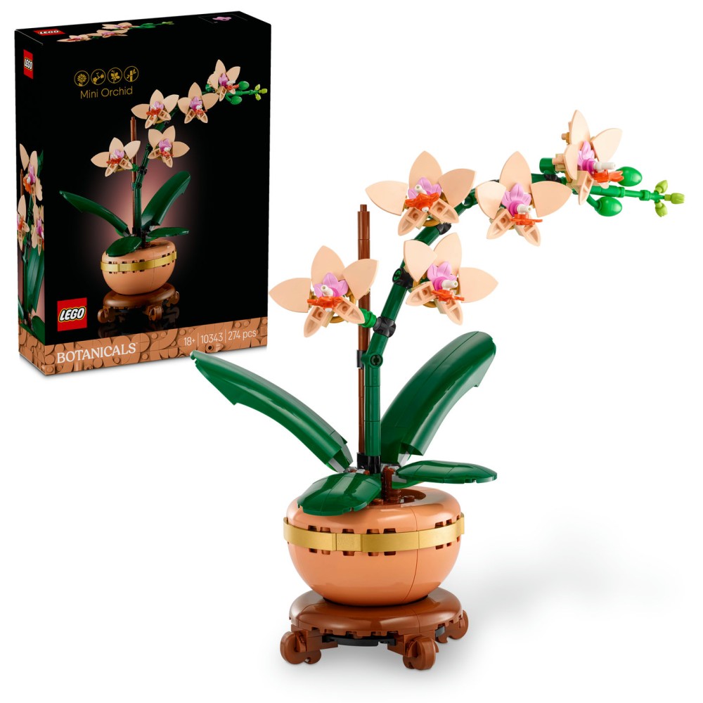 LEGO® Botanicals Mini orchidėja Augalo dovana 10343