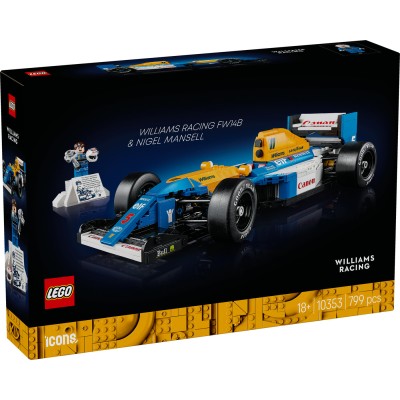 LEGO® Icons Williams Racing FW14B ir Nigel Mansell 10353