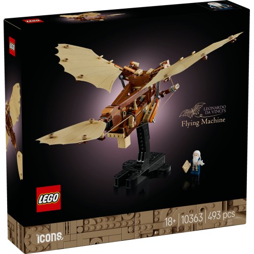 LEGO® Icons Leonardo da Vinčio skraidymo aparatas Rinkinys suaugusiesiems 10363