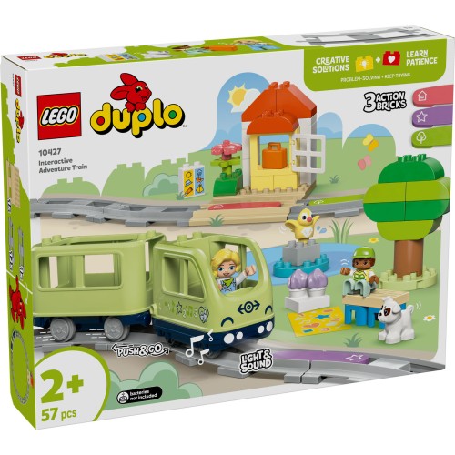 LEGO® DUPLO® Town Interaktyvus nuotykių traukinukas 10427