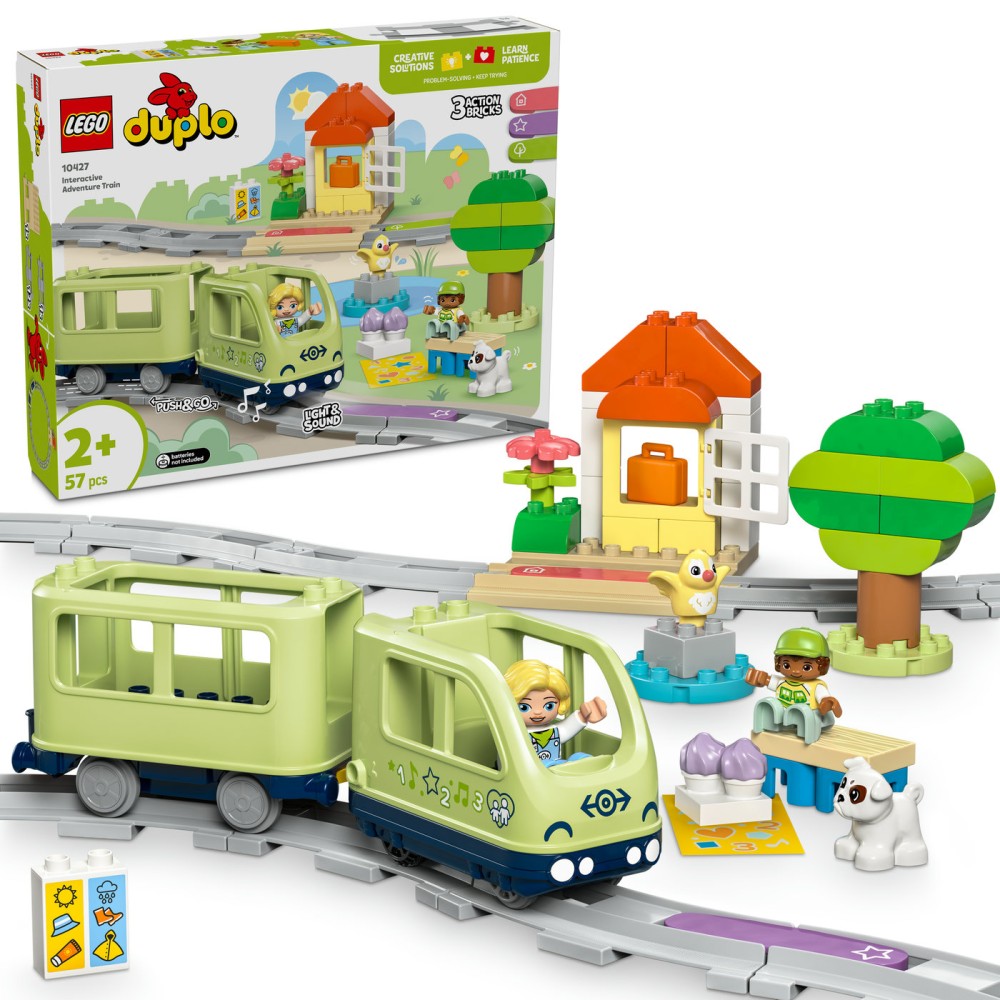 LEGO® DUPLO® Town Interaktyvus nuotykių traukinukas 10427