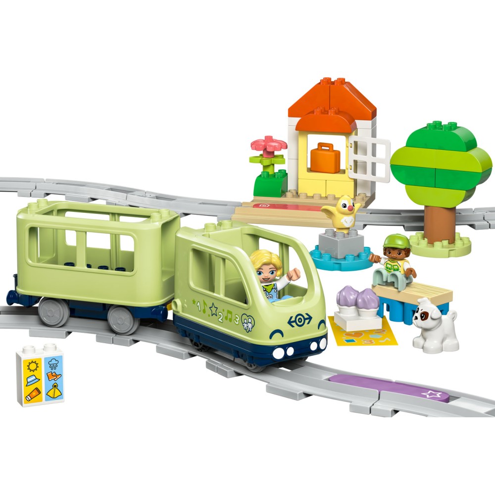 LEGO® DUPLO® Town Interaktyvus nuotykių traukinukas 10427