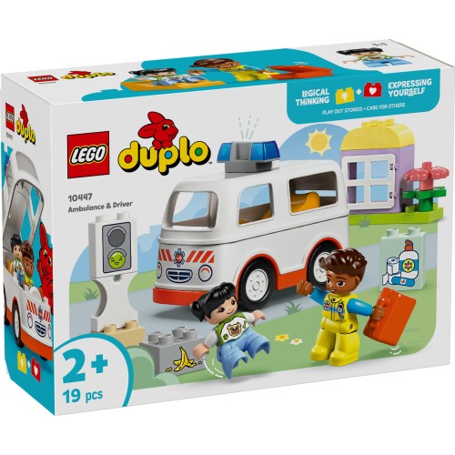 LEGO® DUPLO® Greitoji pagalba ir vairuotojas žaidimui vaidmenimis 10447