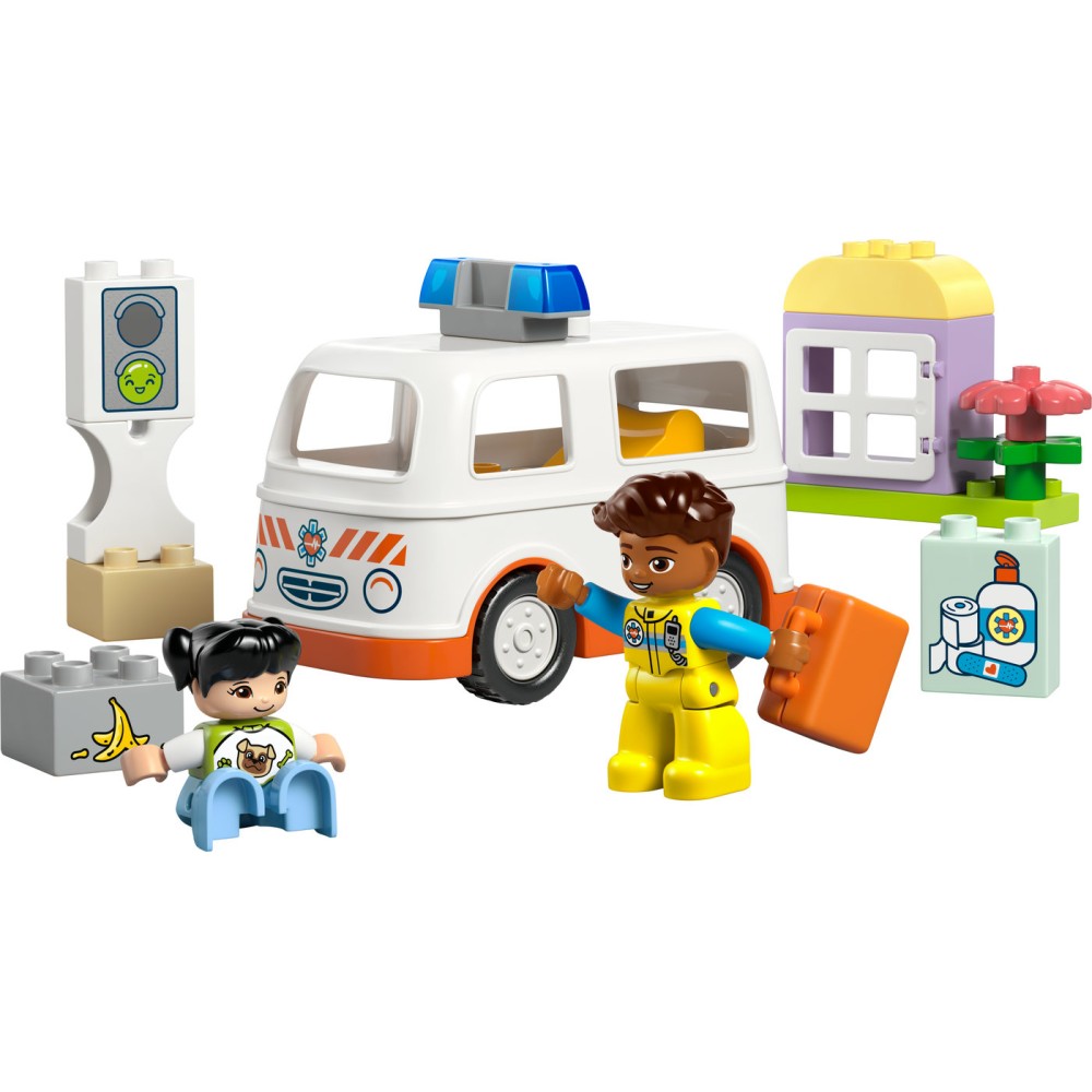 LEGO® DUPLO® Greitoji pagalba ir vairuotojas žaidimui vaidmenimis 10447