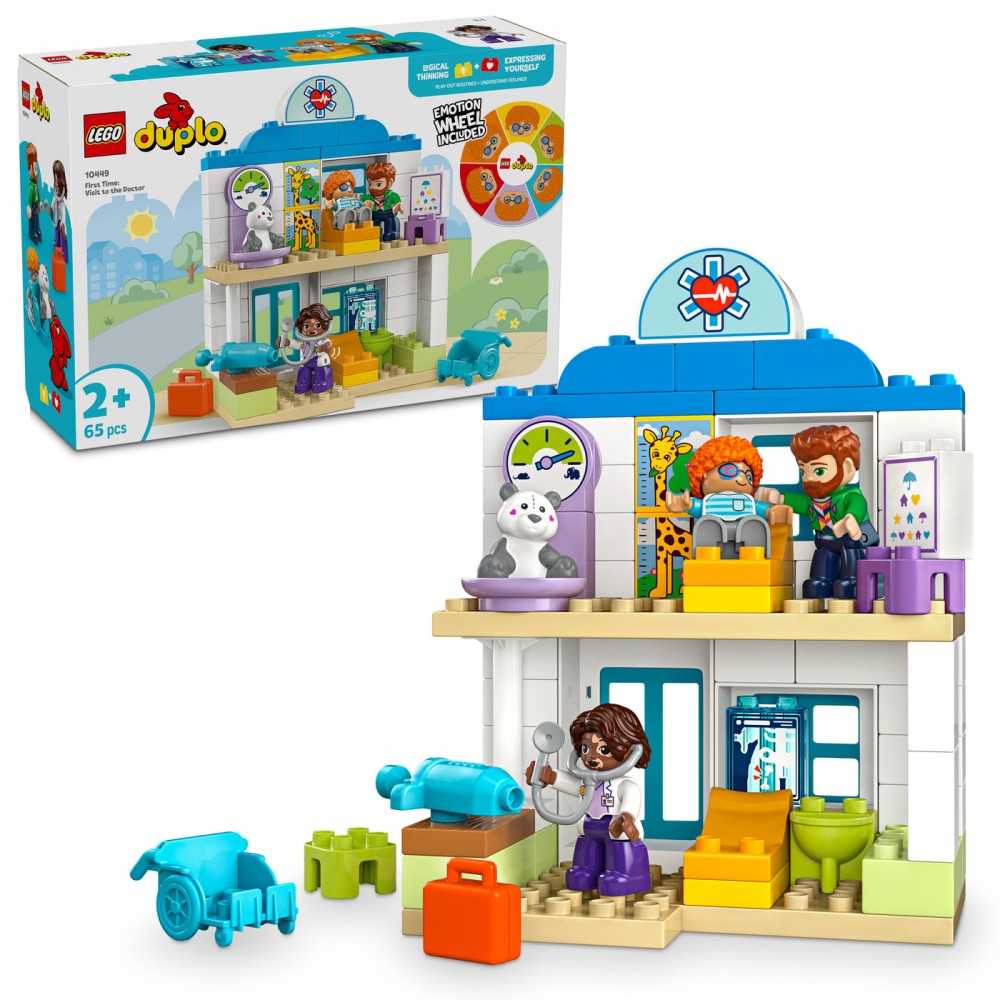 LEGO® DUPLO® Town Pirmasis apsilankymas pas gydytoją 10449