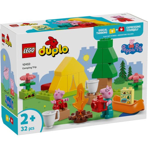 LEGO® DUPLO® kiaulytės Pepos stovyklavimas Rinkinys 10452