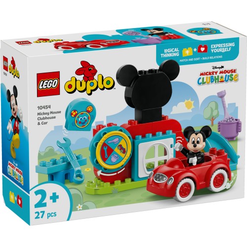 LEGO® DUPLO® | Disney Peliuko Mikio klubas ir automobilis 10454