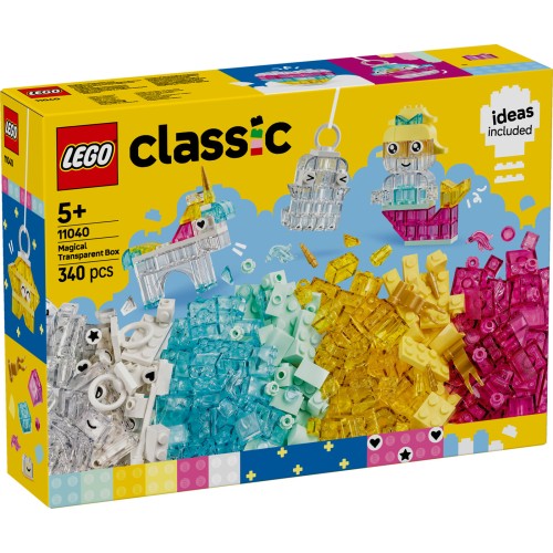 LEGO® Classic Magiška permatoma dėžutė, kaladėlės 11040