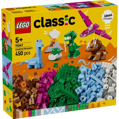 LEGO® Classic Kūrybiški dinozaurai, kūrybiški modeliai 11041