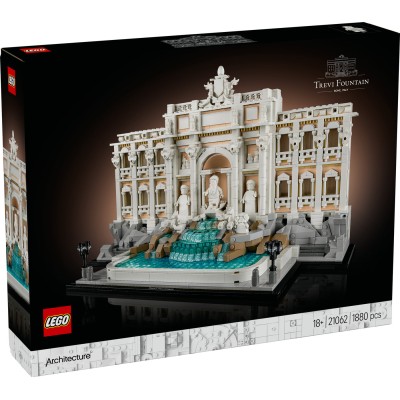 LEGO® Architecture Trevi fontanas Modelis, garsus italų objektas, Romos suvenyras 21062