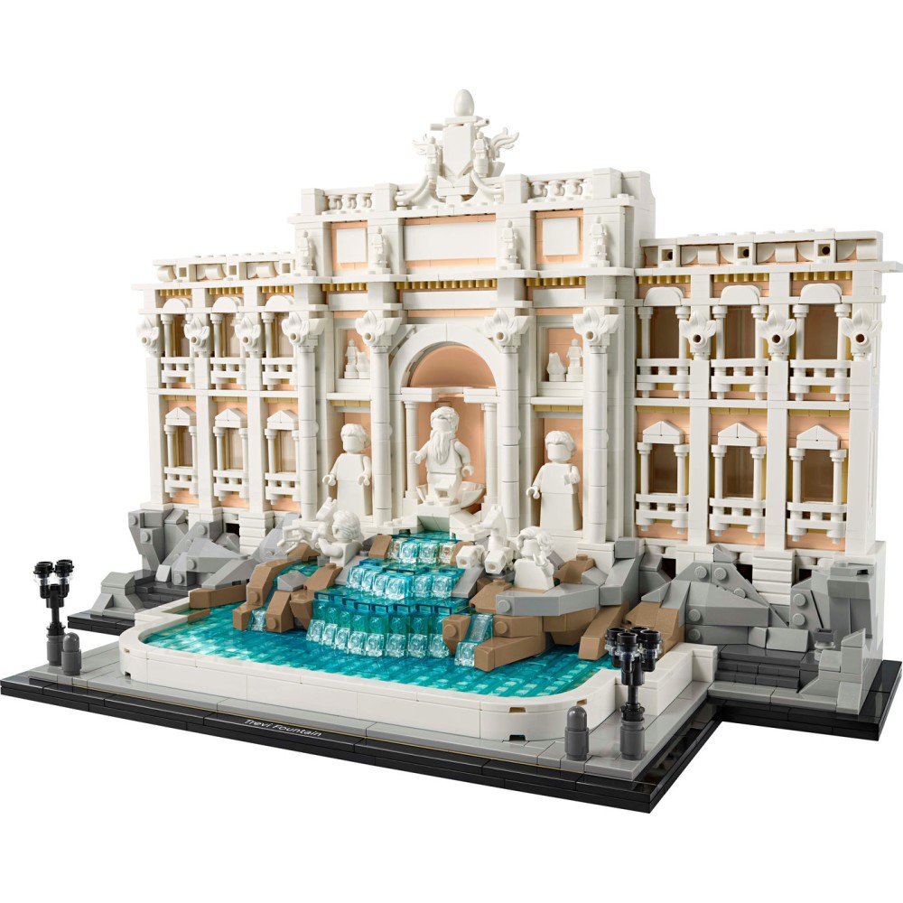 LEGO® Architecture Trevi fontanas Modelis, garsus italų objektas, Romos suvenyras 21062