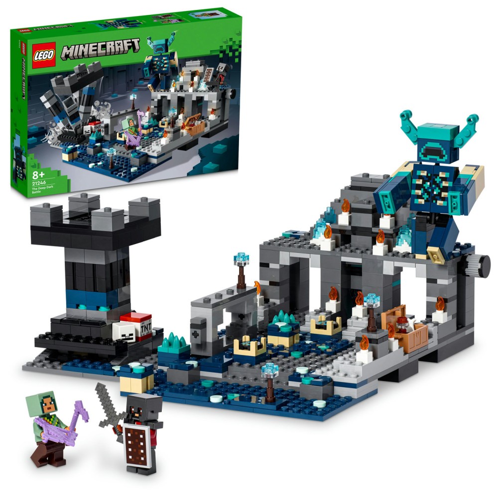 LEGO® Minecraft® Tamsusis mūšis 21246 Konstruktoriaus rinkinys (584 dalys)