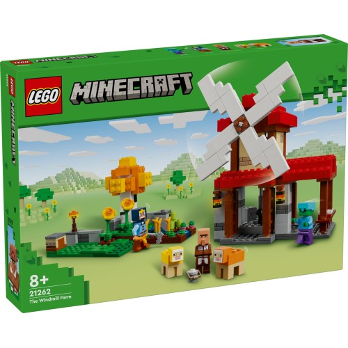 LEGO® Minecraft® Vėjo malūno ūkis Rinkinys Dovana 21262