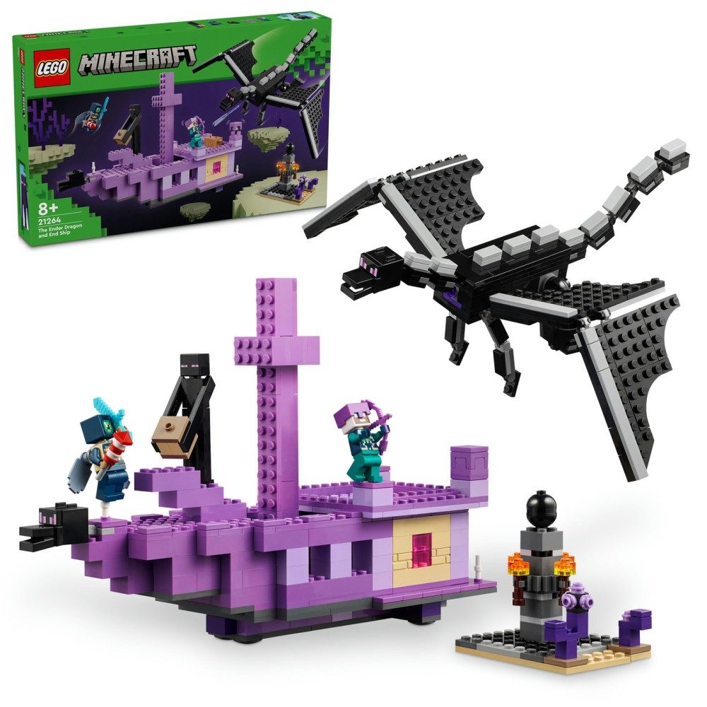 LEGO® Minecraft® Enderio drakonas ir Pabaigos laivas 21264