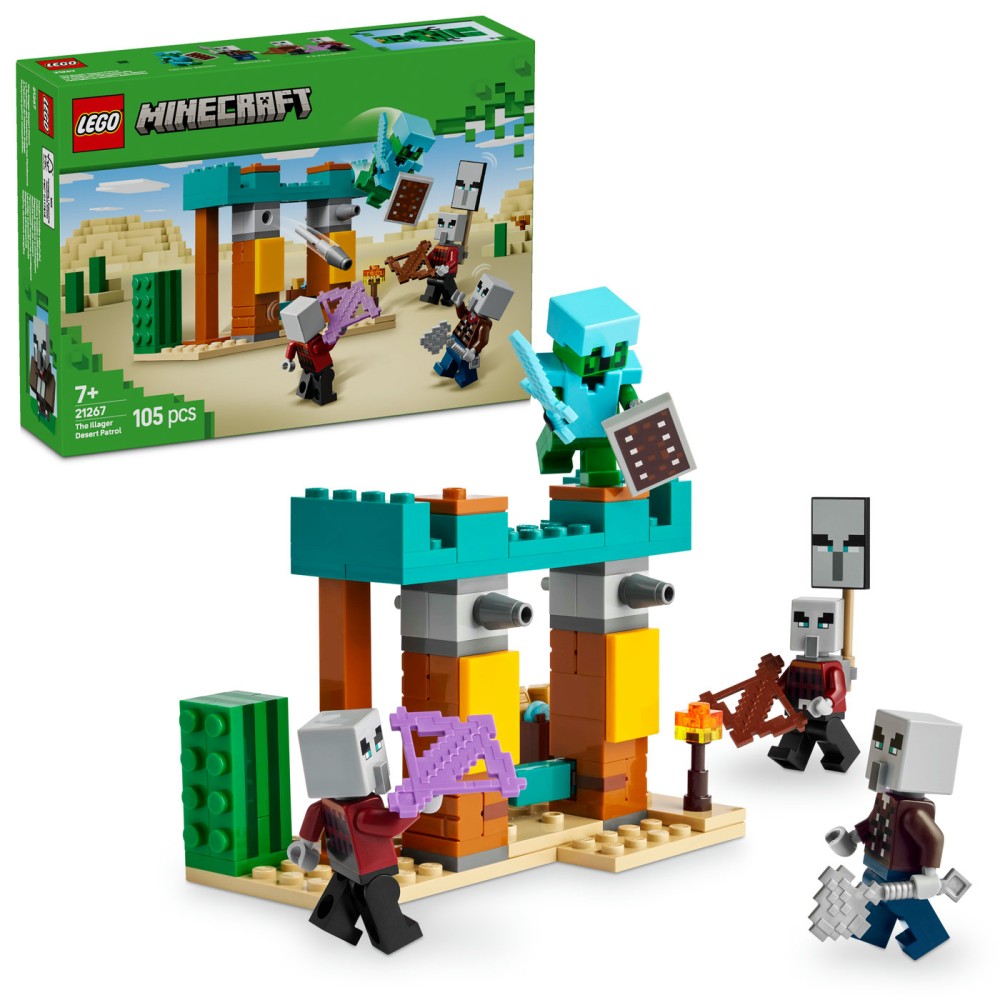 LEGO® Minecraft® Ilagerių dykumos sargyba Rinkinys vaikams 21267