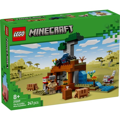 LEGO® Minecraft® Kasyklos tyrinėjimas su šarvuočiu 21269