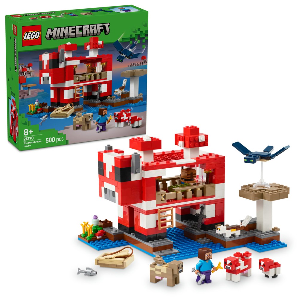 LEGO® Minecraft® Grybakarvių namas Rinkinys vaikams 21270