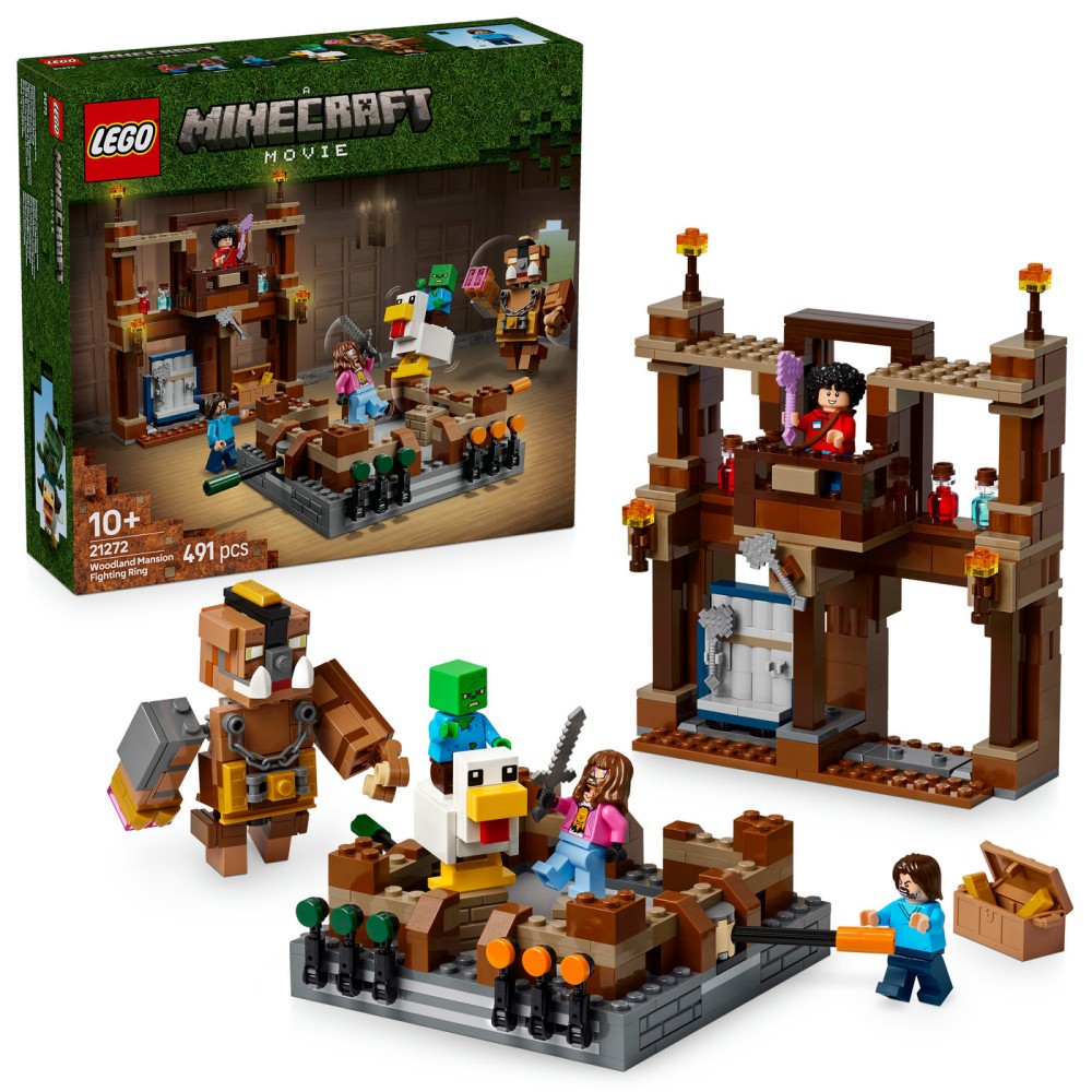 LEGO® Minecraft® Miško dvaro kovų ringas su figūrėlėmis 21272