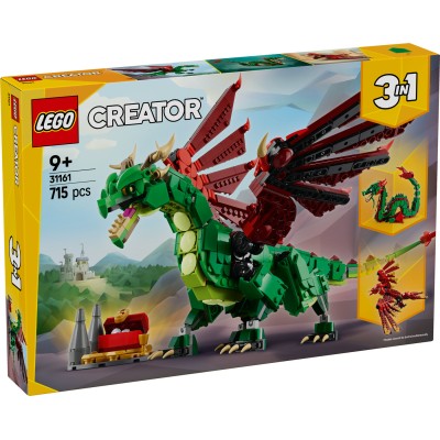 LEGO® Creator Viduramžių drakonas Žaidimo rinkinys 31161