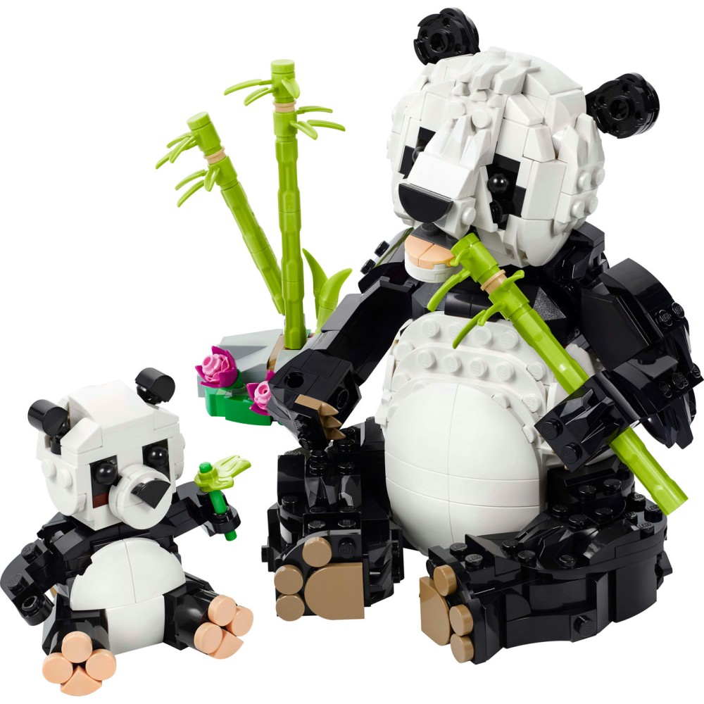 LEGO® Creator „trys viename“ laukiniai gyvūnai: pandų šeima 31165