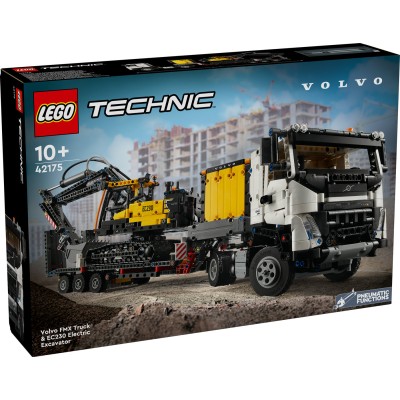 LEGO® Technic Sunkvežimis Volvo FMX ir elektrinis ekskavatorius Volvo EC230 42175