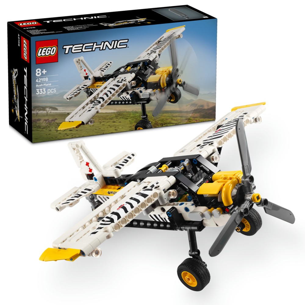 LEGO® Technic Krūmynų lėktuvas Orlaivis Dovana vaikams 42198