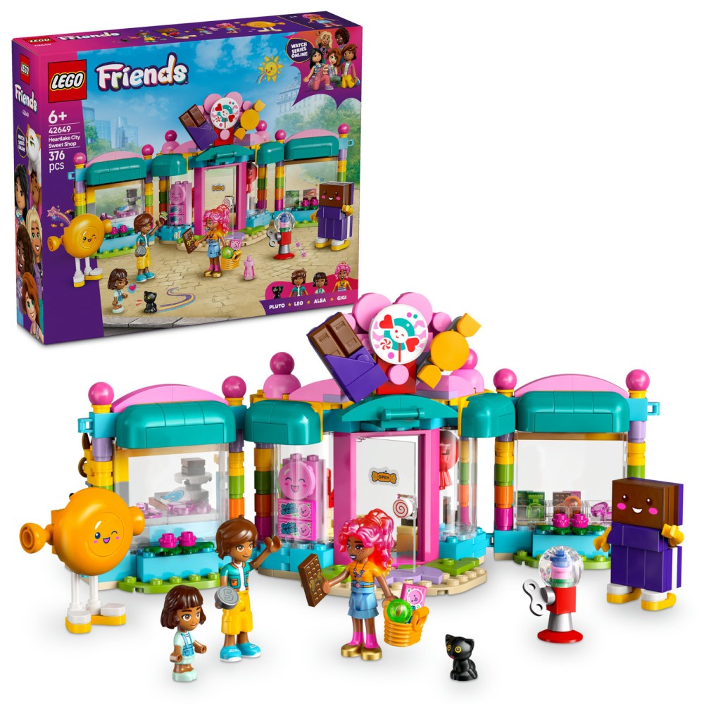 LEGO® Friends Hartleiko saldainių parduotuvė Rinkinys 42649