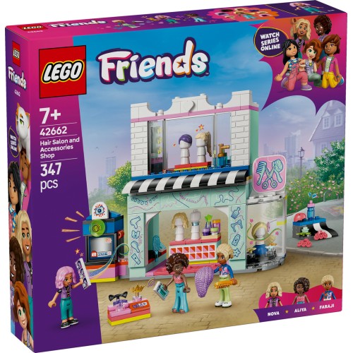 LEGO® Friends Kirpykla ir aksesuarų parduotuvė Žaislas 42662