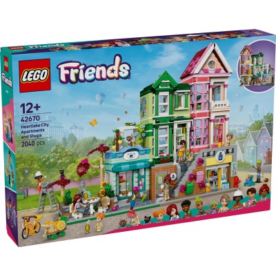 LEGO® Friends Hartleiko butai ir parduotuvės Modelis 42670