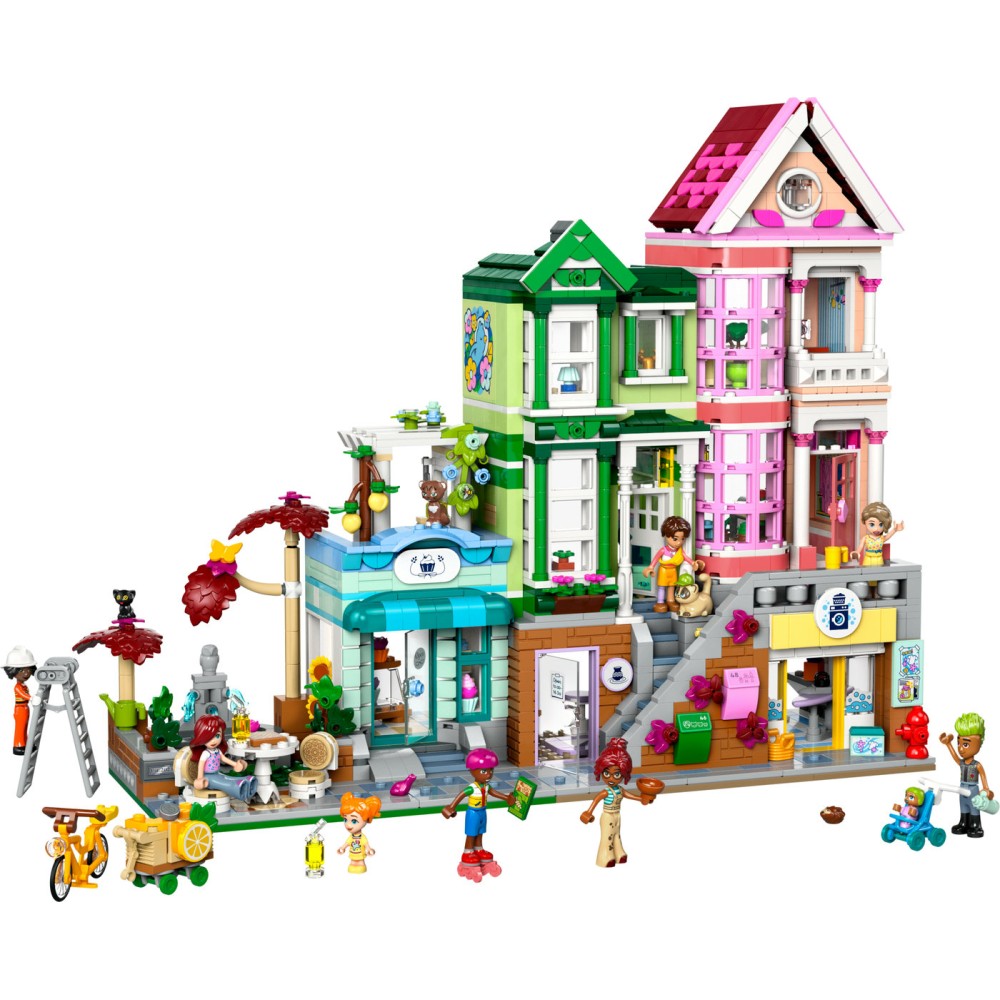 LEGO® Friends Hartleiko butai ir parduotuvės Modelis 42670