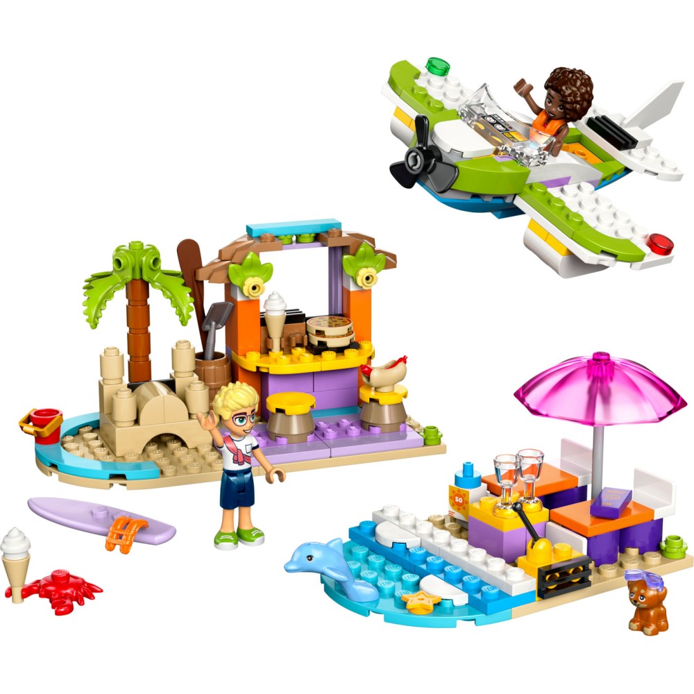 LEGO® Friends Kūrybiškas paplūdimio ir kelionių lagaminas 42672