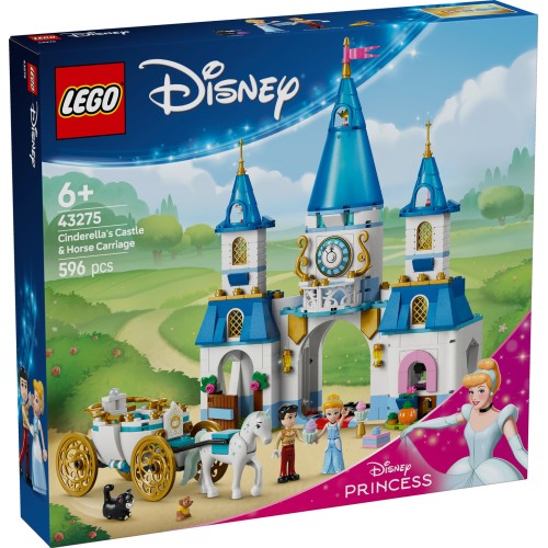 LEGO® ǀ Disney Princess Pelenės pilis ir karieta 43275