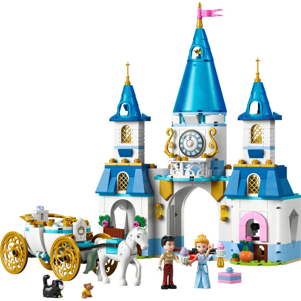 LEGO® ǀ Disney Princess Pelenės pilis ir karieta 43275