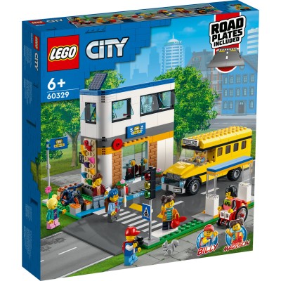 LEGO® City Diena mokykloje 60329 Konstravimo rinkinys (433 dalys)