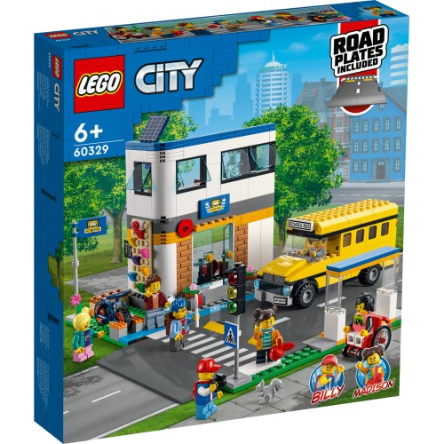 LEGO® City Diena mokykloje 60329 Konstravimo rinkinys (433 dalys)