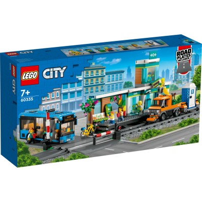 LEGO® City Traukinių stotis 60335 Konstravimo rinkinys (907 dalių)