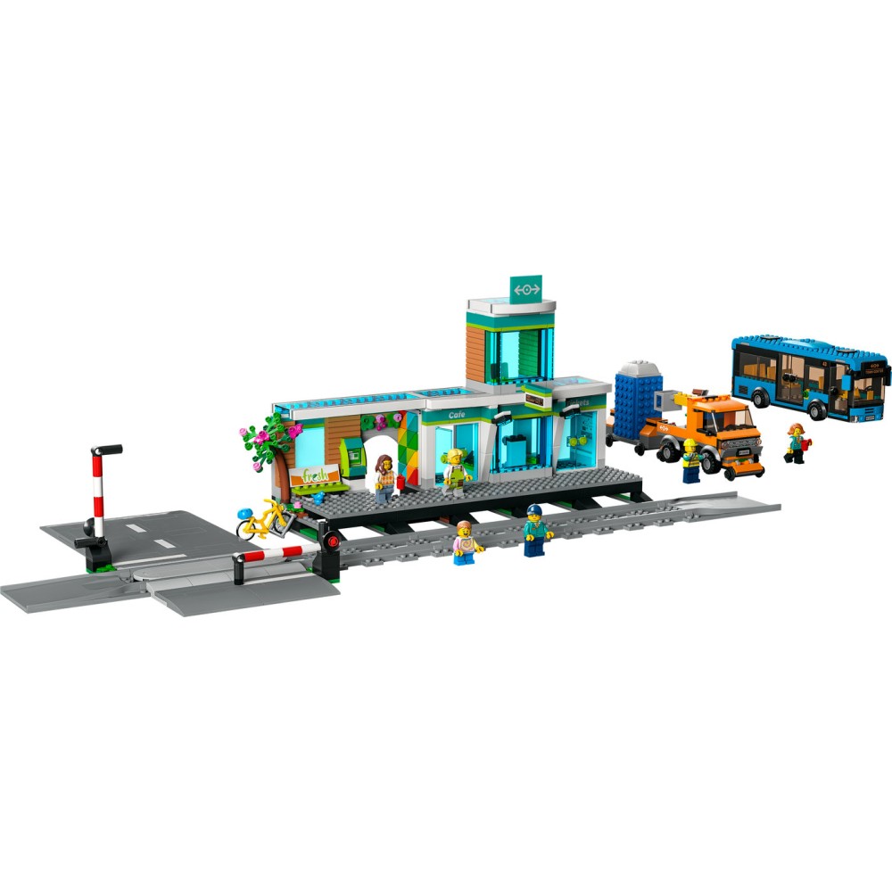 LEGO® City Traukinių stotis 60335 Konstravimo rinkinys (907 dalių)