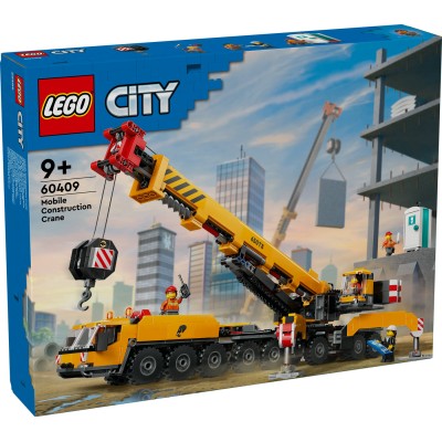 LEGO® City Geltonas mobilus statybų kranas Žaislas 60409