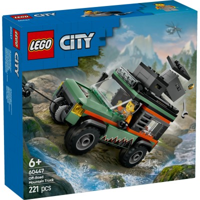 LEGO® City 4x4 kalnų visureigis Nuotykių žaislas 60447