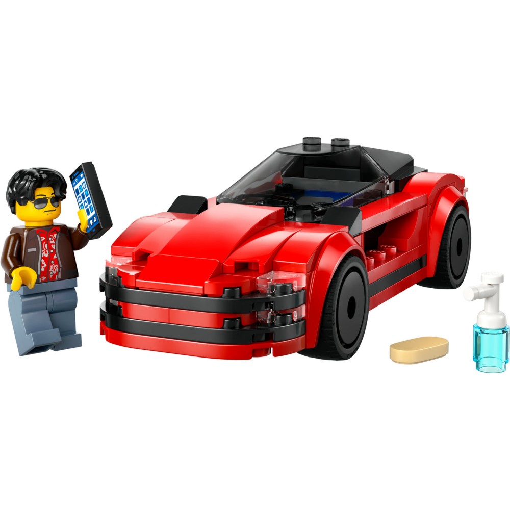 LEGO® City Raudonas sportinis automobilis Rinkinys 60448