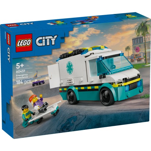 LEGO® City Greitosios pagalbos automobilis Rinkinys 60451