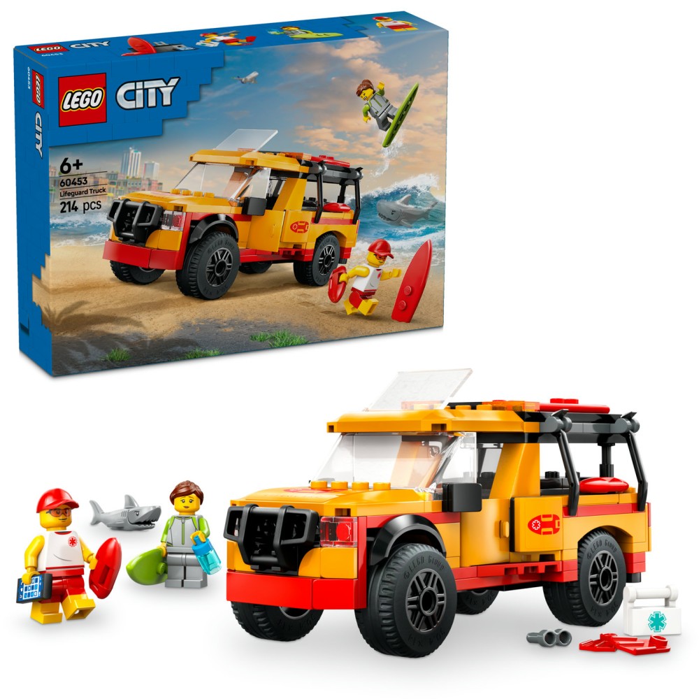 LEGO® City Paplūdimio gelbėtojų sunkvežimis Rinkinys 60453