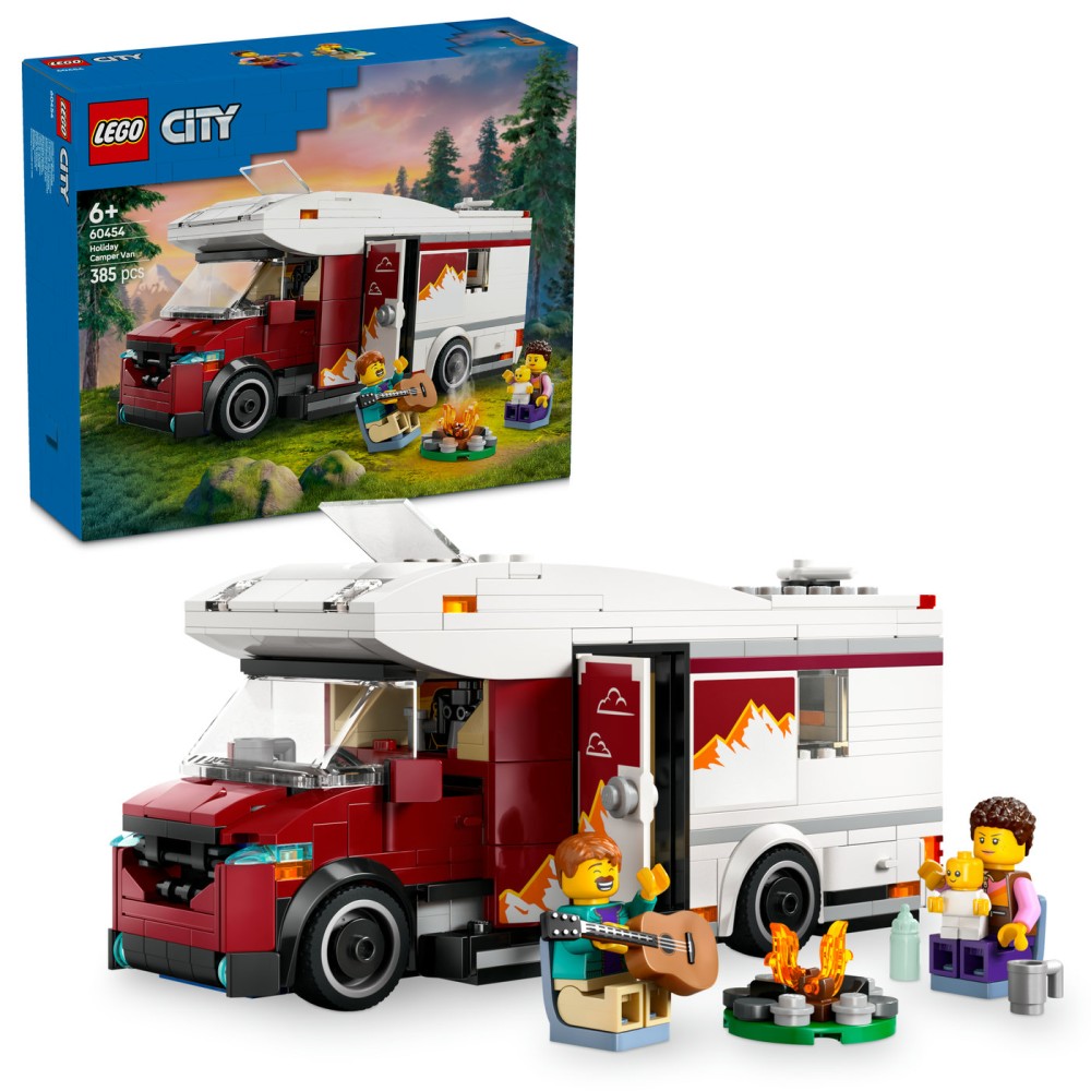 LEGO® City Atostogų nuotykių namelis ant ratų Rinkinys 60454