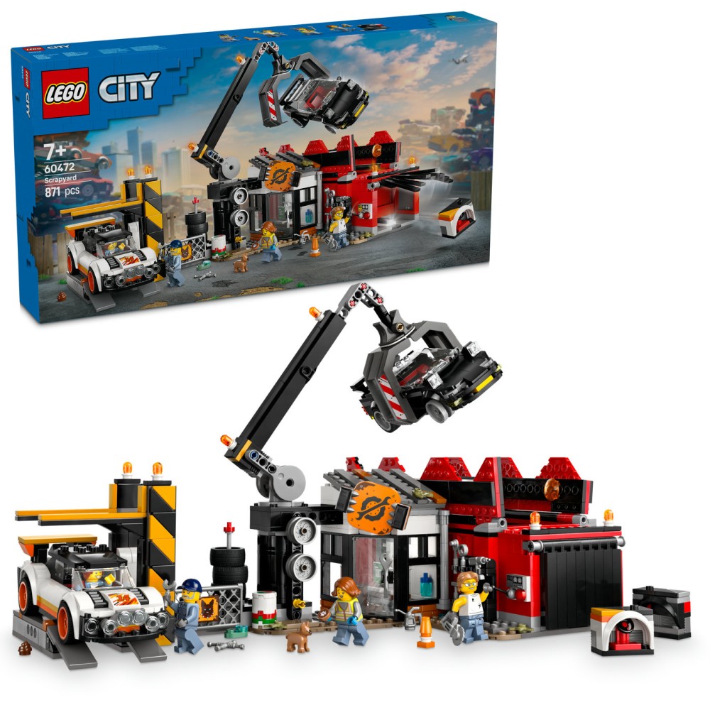 LEGO City Automobilių sąvartynas, vaikams nuo 7 metų 60472