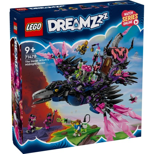 LEGO® DREAMZzz™ Niekados raganos vidurnakčio juodvarnis 71478