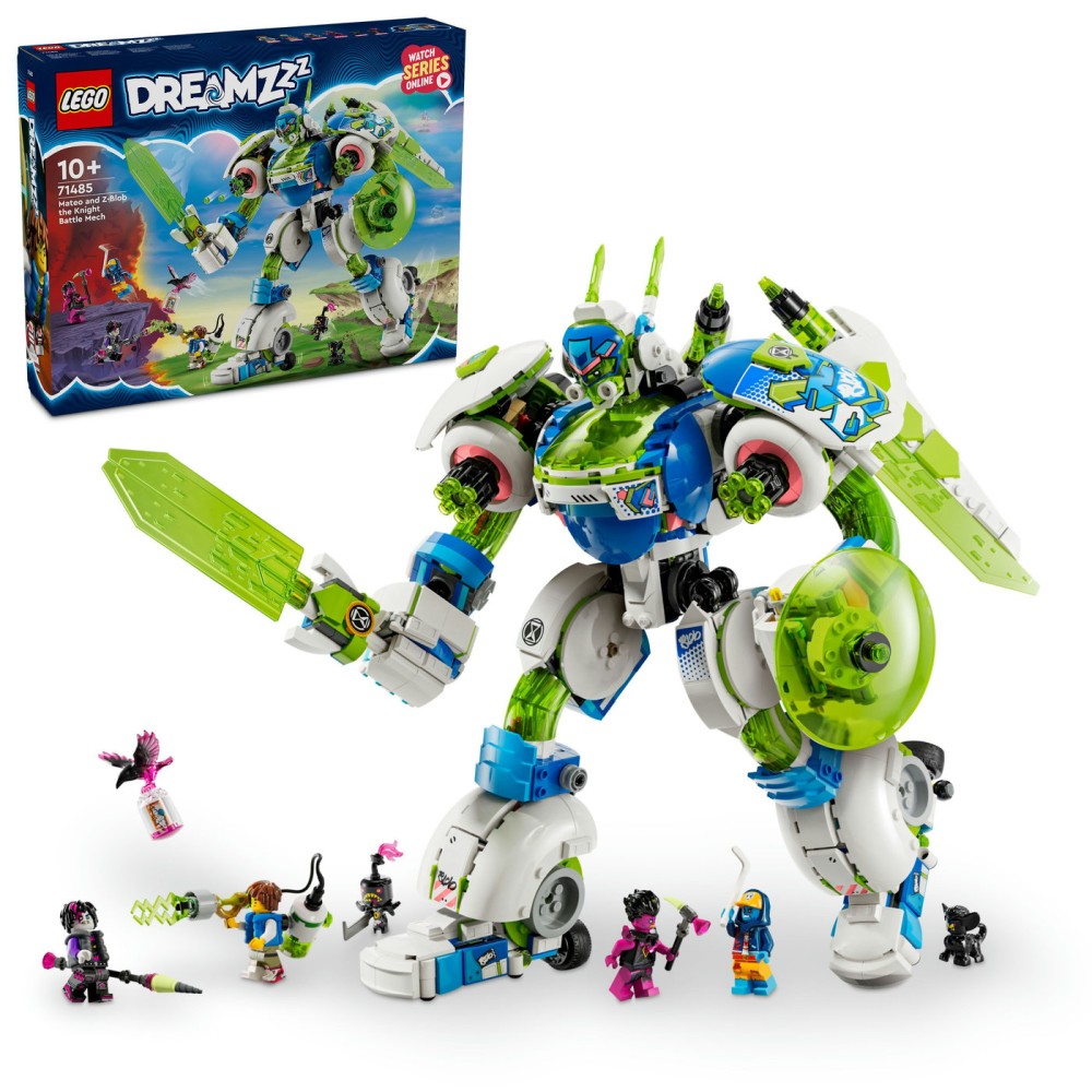 LEGO® DREAMZzz™ Mateo ir riteris-kovinis robotas Z-Blob 71485