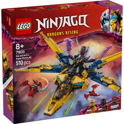 LEGO® NINJAGO® Raso ir Arino audros superlėktuvas 71833